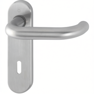 Juego de escobillas cortas HOPPE Paris E138Z/353K con manija de palanca redonda de acero inoxidable OB F69 para accesorios de rieles de cortinas - Product Image 3