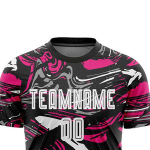 เสื้อฟุตบอลโพลีเอสเตอร์ 100% คุณภาพสูง พิมพ์ลายแบบซับลิเมชั่นเต็มตัว คุณภาพดีที่สุด ราคาถูกที่สุด - Product Image 4