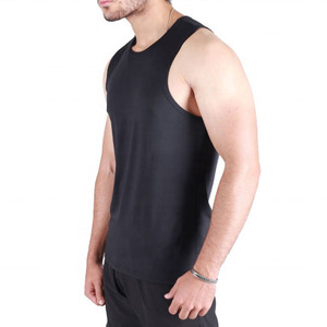 Débardeurs décontractés en polyester de haute qualité pour hommes Meilleure vente Couleur unie Impression 3D personnalisée Prix compétitif Marque privée - Product Image 3