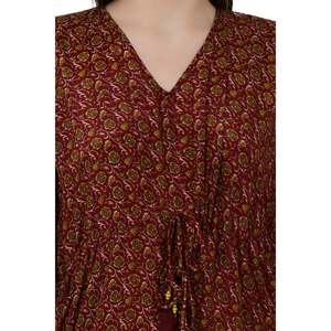 Vestido maxi de verano para mujer, mezcla de seda, corte holgado, caftán de lujo, ropa de playa, camisón, vestido fluido, pareo para traje de baño - Product Image 1