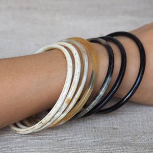 Pulseras de cuerno de accesorio de buena calidad para regalos de cumpleaños de boda pulsera hecha a mano de cuernos - Product Image 5