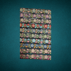 Elegante tela de encaje bordado Floral en colores exquisitos Decoración de lujo sostenible para el hogar Adornos DE BODA Mejoras para bolsos de ropa - Product Image 2