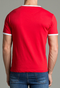 Hot Mùa Hè Bán Người Đàn Ông Của Chất Lượng Cao Polyester/Cotton Thân Thiện Với Môi V Cổ Nhanh Khô T-Shirt Thiết Kế Chuyên Nghiệp Đồng Bằng Trống Cho - Product Image 3