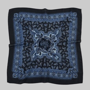 Pañuelo de Algodón y Seda Personalizado al por Mayor, Bajo MOQ, Suave, Estampado, Cuadrado, Nuevo Pañuelo de Moda para la Cabeza - Product Image 2