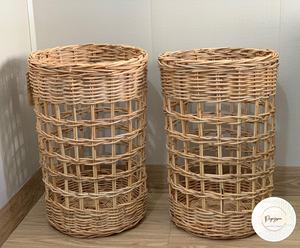 Panier de rangement pour linge durable, élégant, en rotin naturel artisanal, pour la décoration artisanale de la maison, présentoirs, hôtel de luxe - Product Image 3