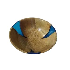 Cuenco para servir Pasta de frutas de diseñador hecho a mano, cuenco para servir alimentos de calidad Premium, acabado de piedra, frutas, ensalada, mezcla profunda - Product Image 6