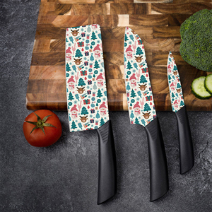Couteau de chef à lame en céramique de haute qualité avec manche en plastique pour outils de cuisine, approvisionnement en vrac, vente en gros, livraison gratuite - Product Image 1