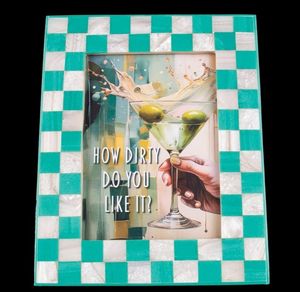 Cadre photo en résine Cadre photo pour la maison Hôtel Cadre photo décoratif MDF Décoration de la maison en corne de l'Inde - Product Image 3