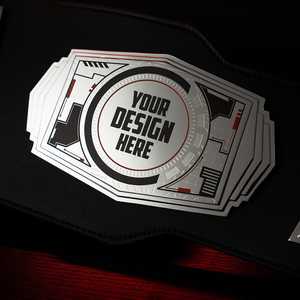 Ceinture de championnat personnalisée UltraChamp 6 lb avec finition métallique en or/argent/or rose pour équipement de lutte - Product Image 4