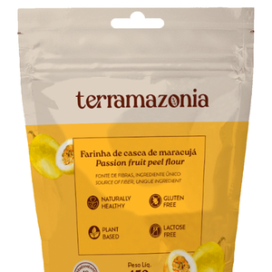 Harina de Cáscara de Maracuyá Terramazonia 450g, Dulce, Naturalmente Saludable, Sin Gluten, a Base de Plantas, Sin Lactosa, en Bolsa - Product Image 4