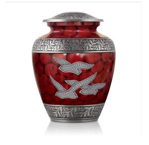 2025 Metal Decorative Memorial Cremation Urn <b>Pet</b> Human <b>Ashes</b> Funeral <b>Keepsake</b> Urns Use for Love Ones in Bulk - Product Image 1