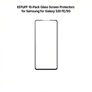 ESTUFF Paquete de 10 Protectores de Pantalla de Vidrio Templado 2.5D 9H Anti-Rayones para Teléfono Móvil S20 FE/5G - Product Image 2
