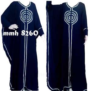 Abaya de Dubaï Robe longue entièrement brodée pour femmes musulmanes - Product Image 1