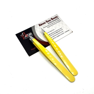 Pinzas para Cejas de Acero Inoxidable Sostenibles con Logotipo Personalizado, Puntas Inclinadas y Puntiagudas, Duraderas, Antiestáticas, Ecológicas, Pinzas de Alta Calidad - Product Image 3