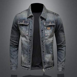 Meilleures tendances de veste en jean pour hommes Distressed Vintage Stylish and Durable Versatilité Maîtriser le look Vestes en jean pour hommes - Product Image 2