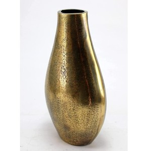 Vase à fleurs élégant décor à la maison chambre à coucher hôtel restaurants couleur cuivre métal fini dessus de table fleur vases décoratifs pour la maison - Product Image 2