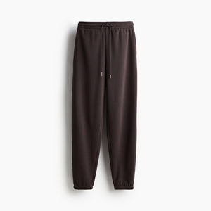 Pantalon en molleton décontracté pour femme, taille XL, respirant, coupe régulière, taille haute, streetwear, polyester/coton lavé, écologique - Product Image 2