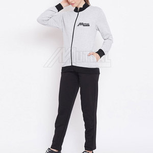 Chándal de algodón 100% para mujer de último diseño del fabricante de Pakistán Color sólido de talla grande transpirable - Product Image 5