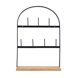 Fancy metal wall mounted mug rack cup holder coffee mug holder for home kitchenware hotel <b>tabletop</b> kitchen counter made in india - Product Image 4