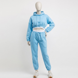Ensemble de survêtement en coton à séchage rapide pour hommes, vêtements de sport décontractés, tenue d'entraînement, vêtements de sport athlétiques, survêtements en mélange de coton - Product Image 1