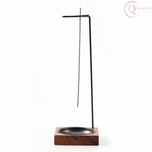 Brûleur d'encens religieux indien en bois artisanal pour la décoration de la maison, design artistique, porte-encens pour la relaxation et la prière - Product Image 5