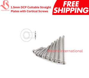 Juego de Instrumentos Quirúrgicos Maxilofaciales de Acero Inoxidable BISONS, Placas de Fijación Ósea CMF, Todos los Tamaños, Instrumentos Quirúrgicos Manuales, CE - Product Image 1