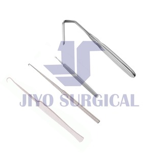 Aufricht Lot de 4 écarteurs nasaux 8.5mm de largeur et 45mm de longueur Outil ORL manuel à crochet simple et double broche - Product Image 4