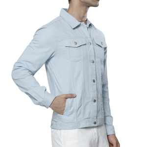 Chaquetas de lona retro de otoño para hombre con impresión de logotipo personalizado estilo callejero para moda casual al aire libre y looks de moda urbana - Product Image 3