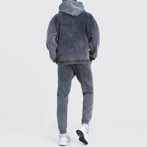 Ensemble de survêtements délavés à l'acide Tissu durable Design moderne Idéal pour l'entraînement Décontracté et le voyage Survêtement délavé à l'acide pour hommes - Product Image 2