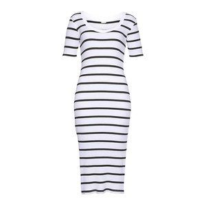 Wholesale Black and White Striped Cotton Dress Eco-Friendly Material |  Alibaba.com