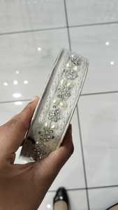 Cordones florales bordados hechos a medida y cordones de trabajo Zari dorados bordados ideales para diseñadores de vestidos y tiendas de suministros de recorte - Product Image 4