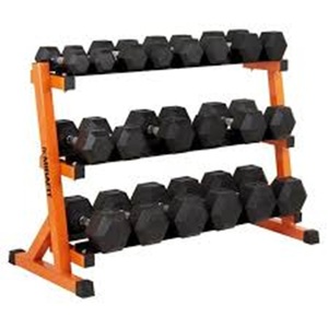 Juego de mancuernas de goma de 60kg listo para enviar MIRAFIT con pesas de 3 niveles Nuevo stock - Product Image 1