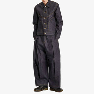 Vestes pour hommes élégantes Vestes pour hommes en denim robuste Veste moderne pour homme avec coupe classique et tissu confortable - Product Image 4