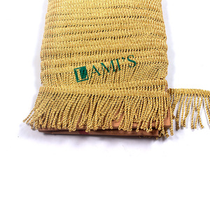 Gold Bullion Fringe <b>Trim</b> Wholesale Fringe <b>Tassel</b> <b>Trim</b> Decorative Material Bullion Wire French Shiny Thread OEM Customized - Product Image 5