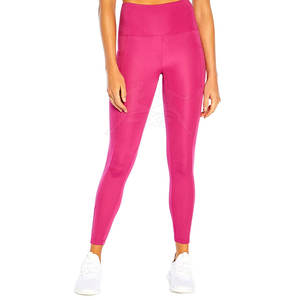 Stylish <b>Leggings</b> Featuring Ribbed <b>Texture</b> and Flexible Fit Yoga <b>Leggings</b> with Four-Way Stretch - Product Image 2
