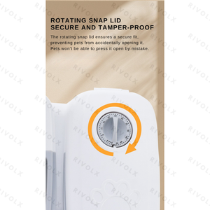 Comedero Automático Inteligente para Mascotas con Temporizador, Tazón de Plástico Resistente para Perros y Gatos - Dispensador de Comida - Product Image 6