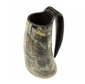 Auténtica Taza Vikinga Ecológica de Cuerno de Búfalo Hecha a Mano, Grado Alimenticio, Estilo Medieval, Religiosa, Feng Shui, Taza de Cerveza con Diseño Animal - Product Image 2