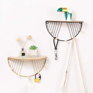 Fabricant fiable d'étagères murales décoratives en aluminium avec plateau en bois pour un rangement et une présentation élégants sur les murs. - Product Image 6