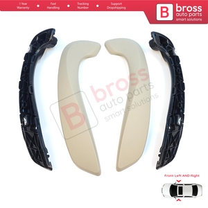 BDP1153-1 Manija Interior de Puerta Delantera Beige Izquierda Derecha para Megane MK3 Fluence 809600015R - Product Image 3