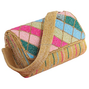 Embroidery Pouches Wholesale Women Clutch Bags Bulk Indian Wedding Favors Raw Women Purse at cheapest price by LUXURY CRAFTS