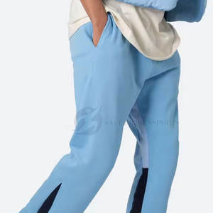 Pantalons de jogging évasés en toile de haute qualité pour l'hiver, avec des caractéristiques de séchage rapide et anti-plis, taille élastique, design de taille personnalisable - Product Image 2