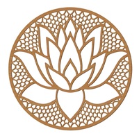 Arte Mural Moderno de Mandala en MDF para Decoración Contemporánea del Hogar que Combina el Diseño Tradicional Indio de Mandala con un Elegante Acabado en Madera
