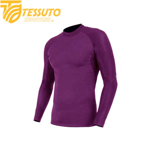OEM Rash Guard (Rush Guard) de haute qualité pour hommes MMA, séchage rapide, manches longues, spandex/polyester, impression personnalisée, vente en gros - Product Image 1