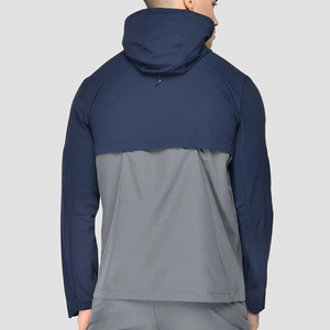 Veste d'été légère en nylon à demi-manches Short deux pièces ensemble Streetwear Style imprimé coupe-vent ensemble court survêtements - Product Image 6