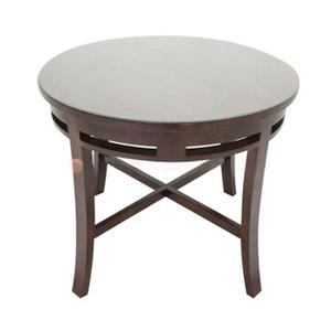 Ensemble de table à manger ronde 5 pièces, table et chaises en bois grainé, meubles de salle à manger modernes pour la maison, le café, le salon - Product Image 3