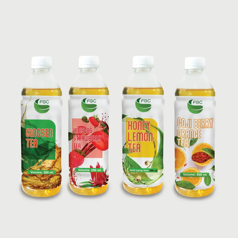 Best quality multi-flavored tea drink blended fruit tea pet bottles for drinks goji berries blend tea ginseng drink hibiscus