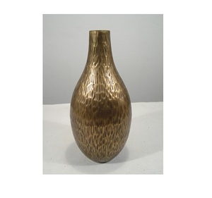 Aluminium Matki Shape Metal <b>Flower</b> Vase <b>for</b> Home Decor, Hammered Metal <b>Flower</b> Pot <b>for</b> Office and Home <b>Jug</b> Shape Vase - Product Image 6