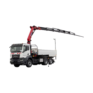 รถบรรทุกใหม่มาตรฐานยูโร 5 รุ่น TGS 26.520 6X4 แบบยกเทท้าย พร้อมเครนยก HMF 2320 เครื่องยนต์ดีเซล รับน้ำหนัก 31-40 ตัน รถบรรทุกหนักพวงมาลัยซ้าย - Product Image 1