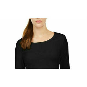 Camiseta Térmica de Algodón para Mujer 32 Degrees, Talla Extra Grande, Color Negro, Estilo Base Layer para Invierno - Product Image 2