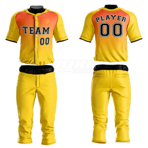 Uniforme de béisbol ajustado para hombre, gran oferta, diseña tu propio equipo, uniforme de béisbol de secado rápido - Product Image 5